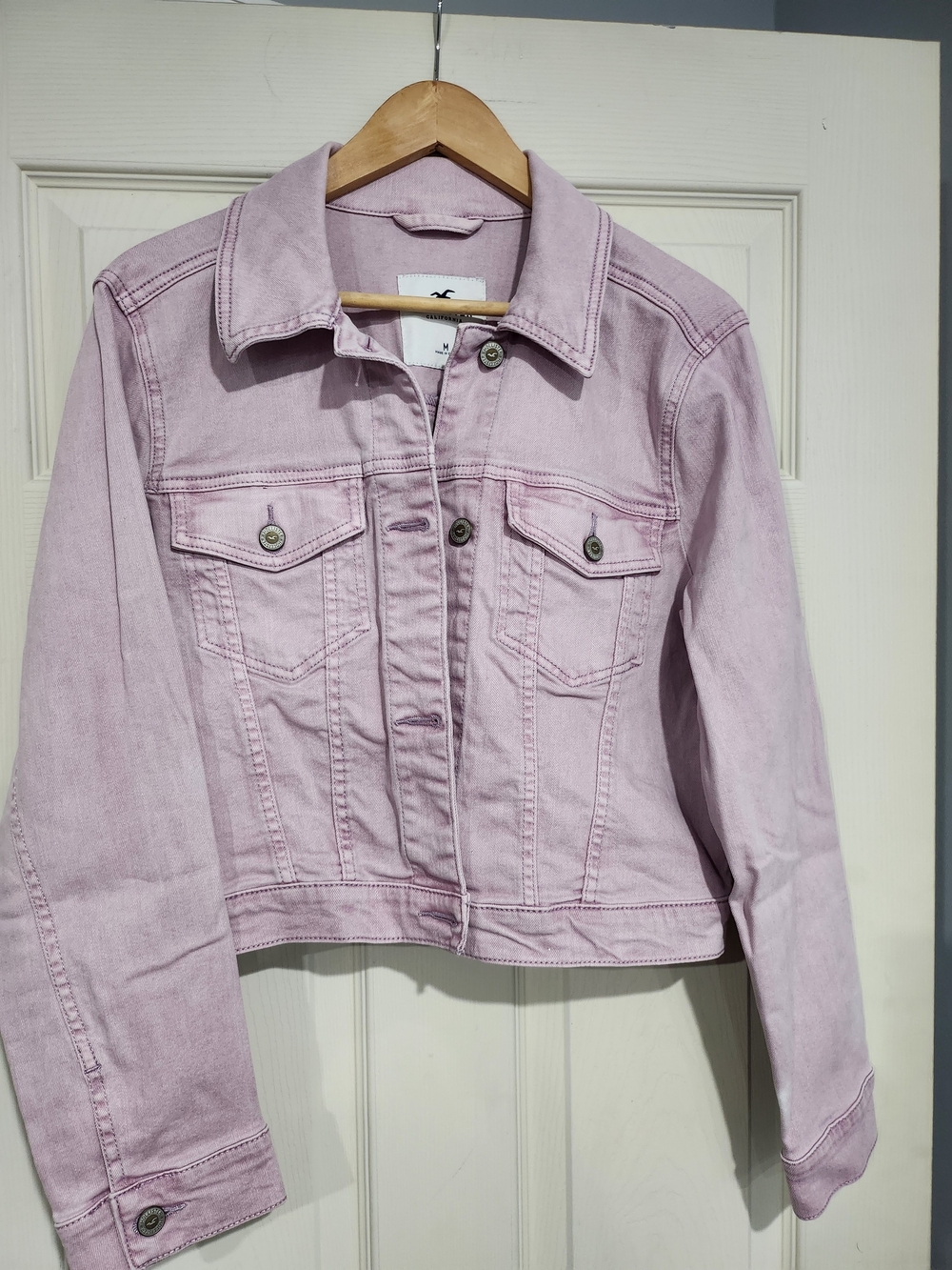 1013. Women’s Light Purple Denim Jacket